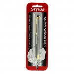 Wholesale 2 in 1 Slim Stylus Touch Pen with Writing Pen (Silver)